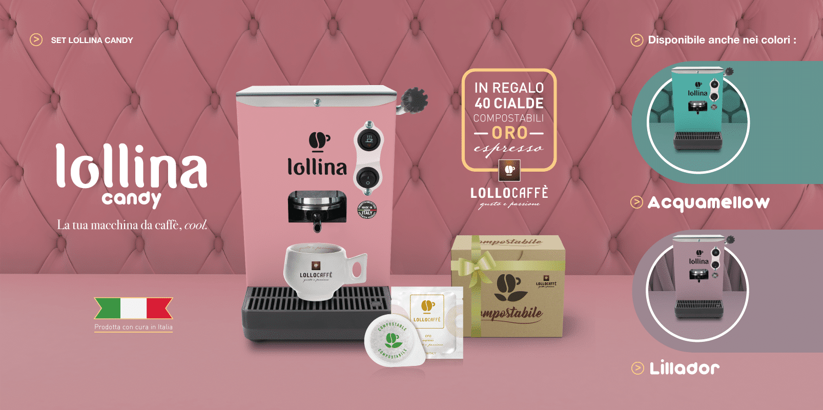 Lollina Candy , la tua macchina da - Casa Cialde Caffè