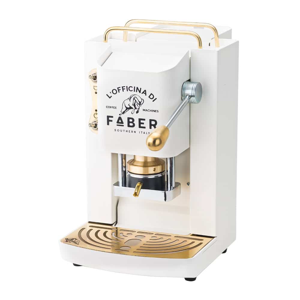 Macchina Caffe Cialda 44mm Faber Slot Total Inox Pro Telaio in Acciaio No Vapor 