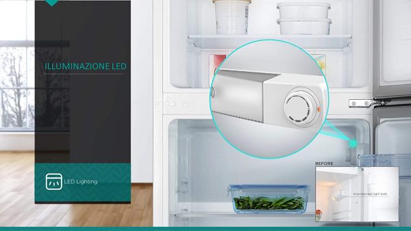 RT267D4AWE Hisense Frigo doppia porta Bianco E 205 Litri