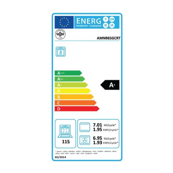 LA GERMANIA AMN965GCRT Cucina 90x60cm Forno a gas crema