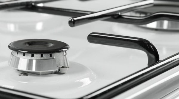 DE LONGHI  Cucina 86x50cm bianca Forno gas con portabombola