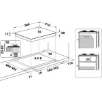 Indesit THP 642 IX Piano Cottura 60 cm 4 FuochiInox
