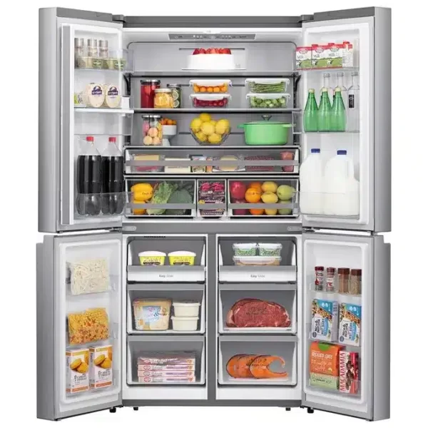 RQ758N4SWSE Hisense Frigo 4 porte Inox 579lt 91cm E