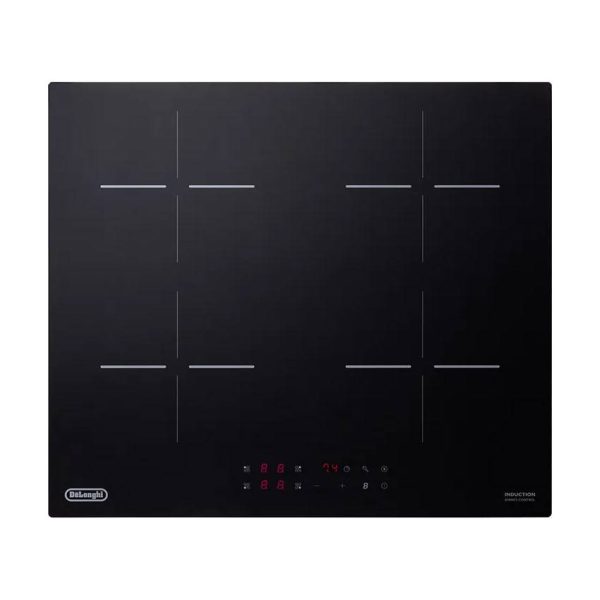 DE LONGHI YLI 60 Piano cottura a Induzione 4 Fuochi Vetroceramica  Nero