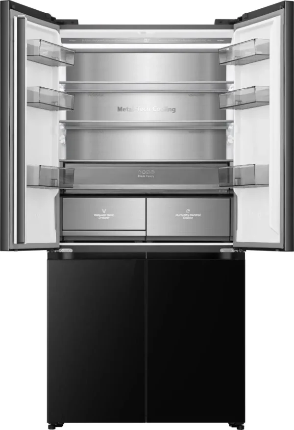 RQ768N4GBE Hisense Frigo 4 porte Nero91cm E