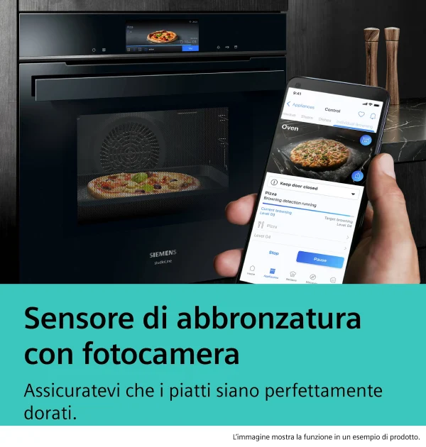 HN978GQM1 Siemens Forno Incasso con vapore combinato con microonde iQ700