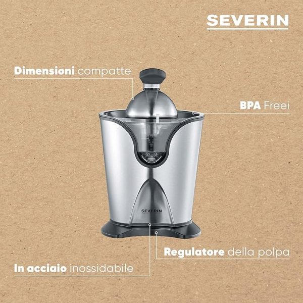 SEVERIN CP 3544 Spremiagrumi Elettrico 160W