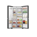 RS818N4TFE Frigorifero Hisense 4 porte Inox Nero 632lt 91cm E