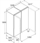 XRFsf 5225 Plus BioFresh NoFrost LIEBHERR Frigorifero Side-by-Side