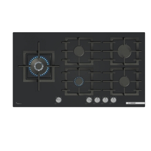 PPM9A6I40 Piano 90 cm Bosch Serie 6 Vetro temperato Nero