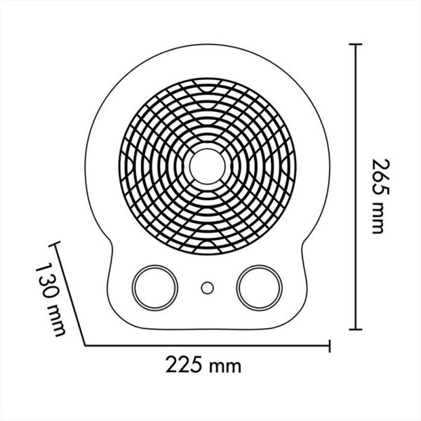 DORI ICE ARGO Termoventilatore