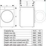 WF7S1247BW Hisense Lavatrice 12 kg A