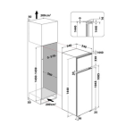 IND2040E INDESIT Frigorifero Incasso 144cm