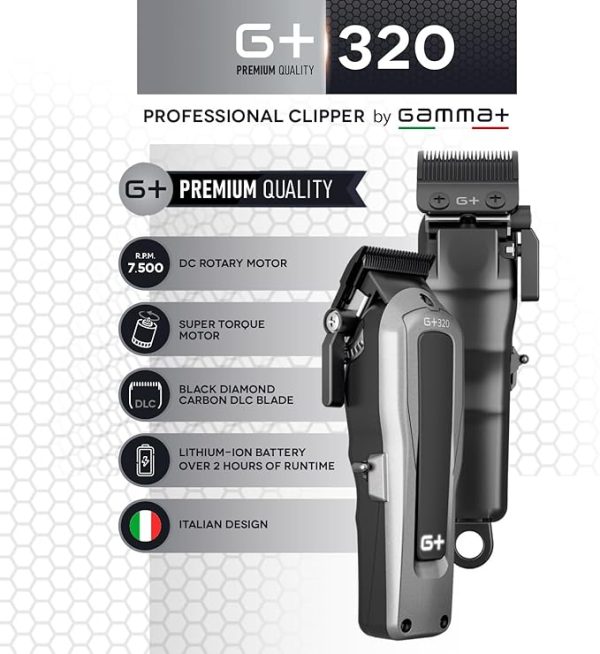 Gamma più G+ 320 Tagliacapelli clipper