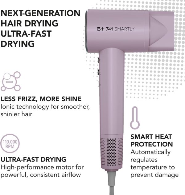 Gamma+ G+741 SMARTLY Asciugacapelli Professionale