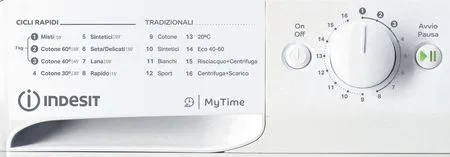 MTWC71296WIT INDESIT Lavatrice 7kg A