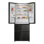 HFR3718ENGB HAIER Frigorifero multiporta FD 70 Serie 3 Vetro Nero