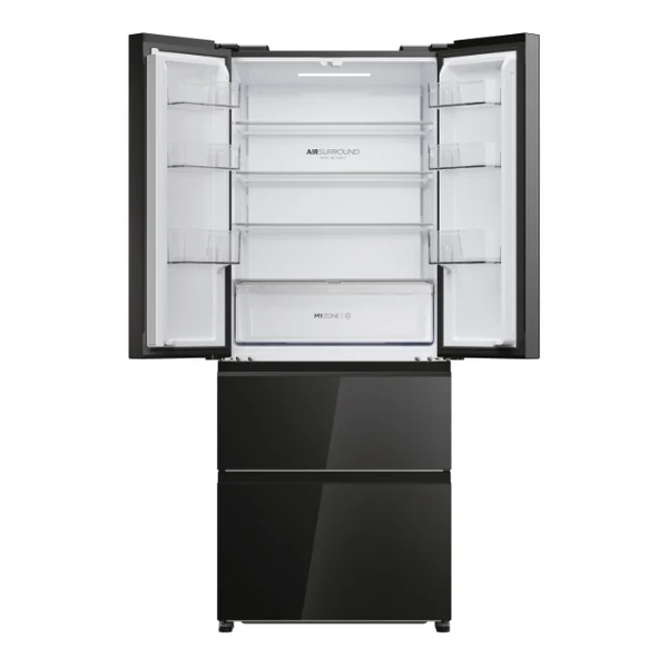 HFR3718ENGB HAIER Frigorifero multiporta FD 70 Serie 3 Vetro Nero