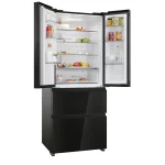 HFR3718ENGB HAIER Frigorifero multiporta FD 70 Serie 3 Vetro Nero