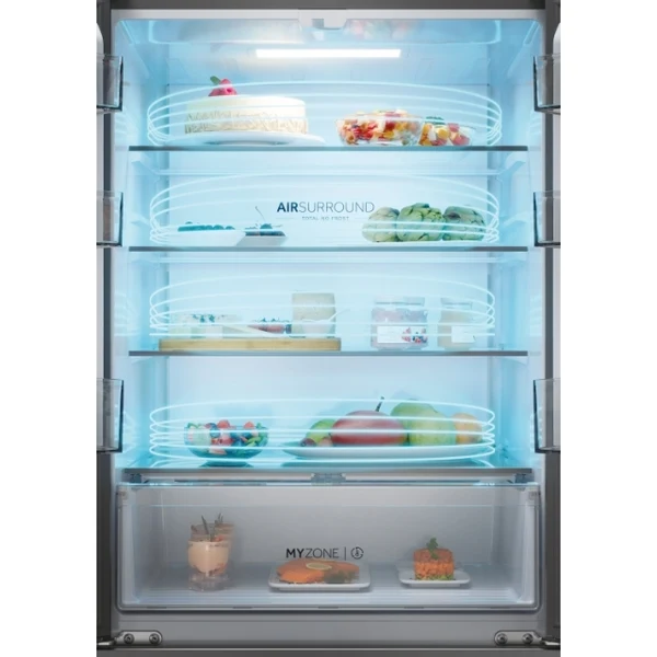 HFR3718ENGB HAIER Frigorifero multiporta FD 70 Serie 3 Vetro Nero