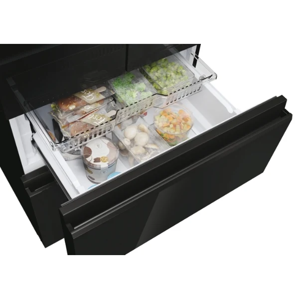 HFR3718ENGB HAIER Frigorifero multiporta FD 70 Serie 3 Vetro Nero